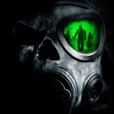 Fondo de pantalla Army Gas Mask 128x128