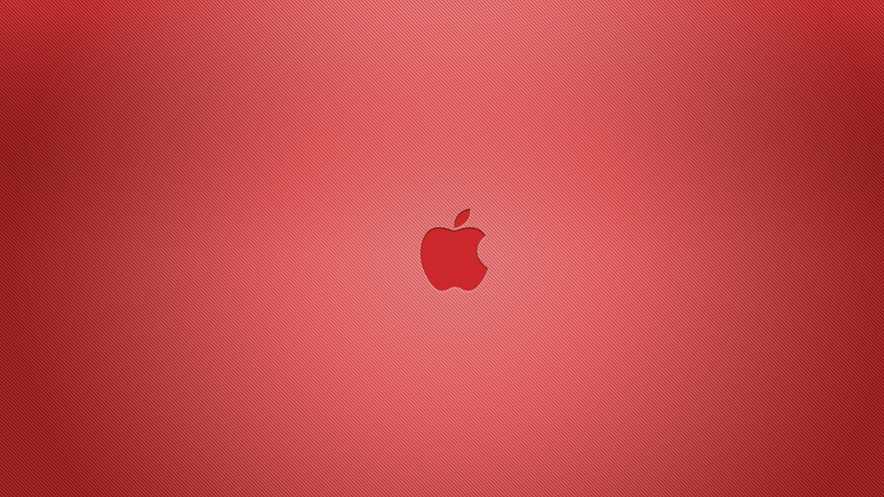 Screenshot №1 pro téma Red Apple Mac Logo 1280x720