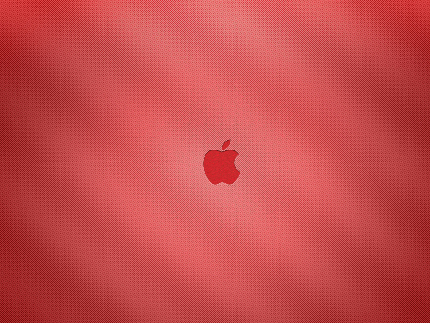 Red Apple Mac Logo wallpaper 1400x1050