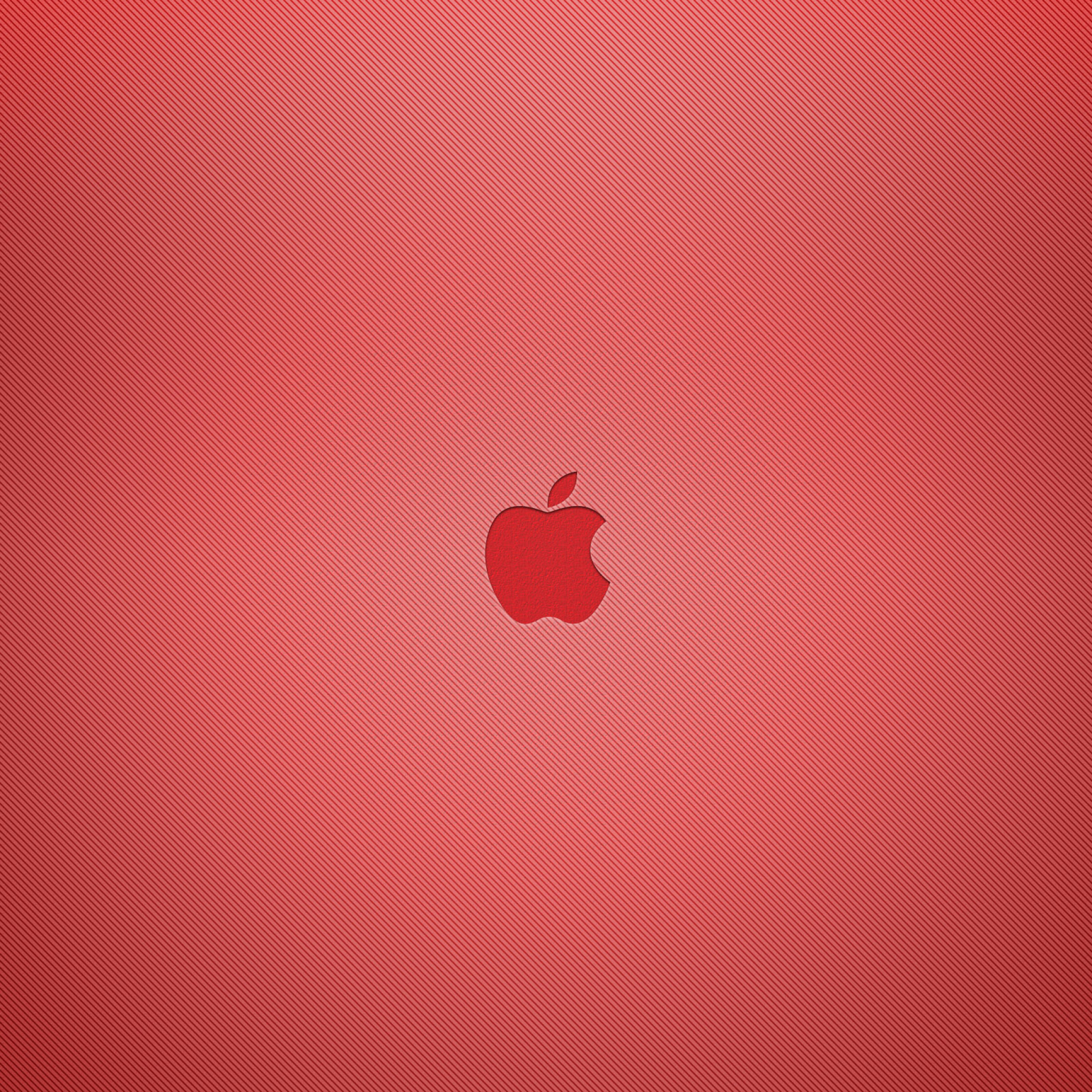 Red Apple Mac Logo wallpaper 2048x2048