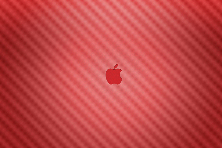 Обои Red Apple Mac Logo