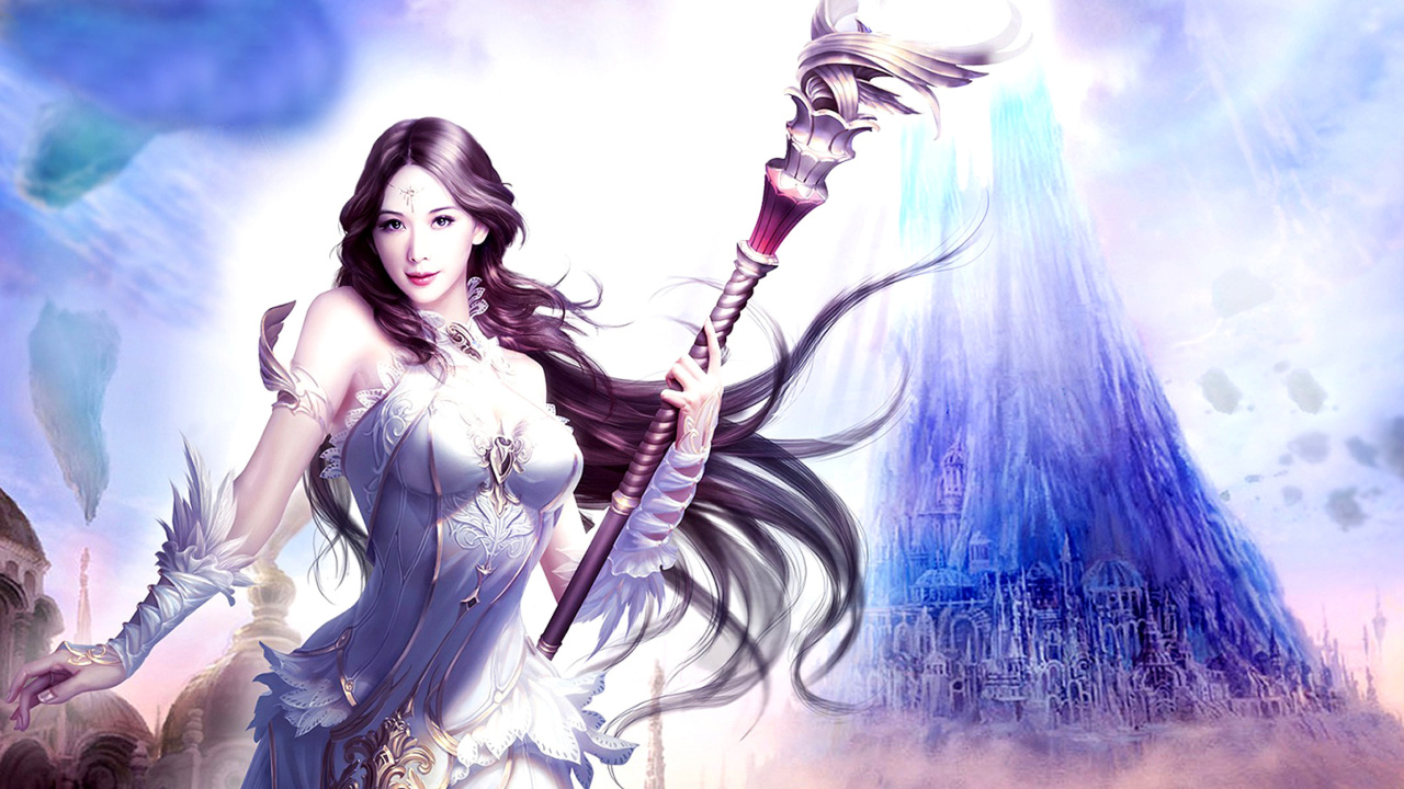 Angelina, League of Angels wallpaper 1280x720