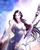 Angelina, League of Angels wallpaper 128x160