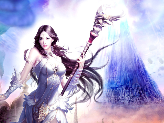 Angelina, League of Angels wallpaper 640x480