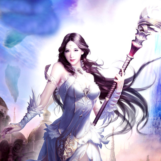 Angelina, League of Angels sfondi gratuiti per iPad mini