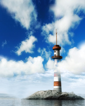 Sfondi Lighthouse on West Coast 176x220