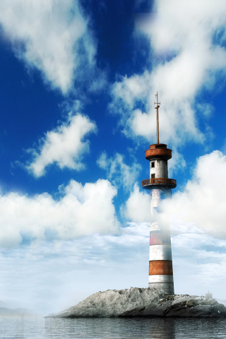 Screenshot №1 pro téma Lighthouse on West Coast 320x480