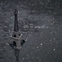 Fondo de pantalla Toy Eiffel Tower 208x208