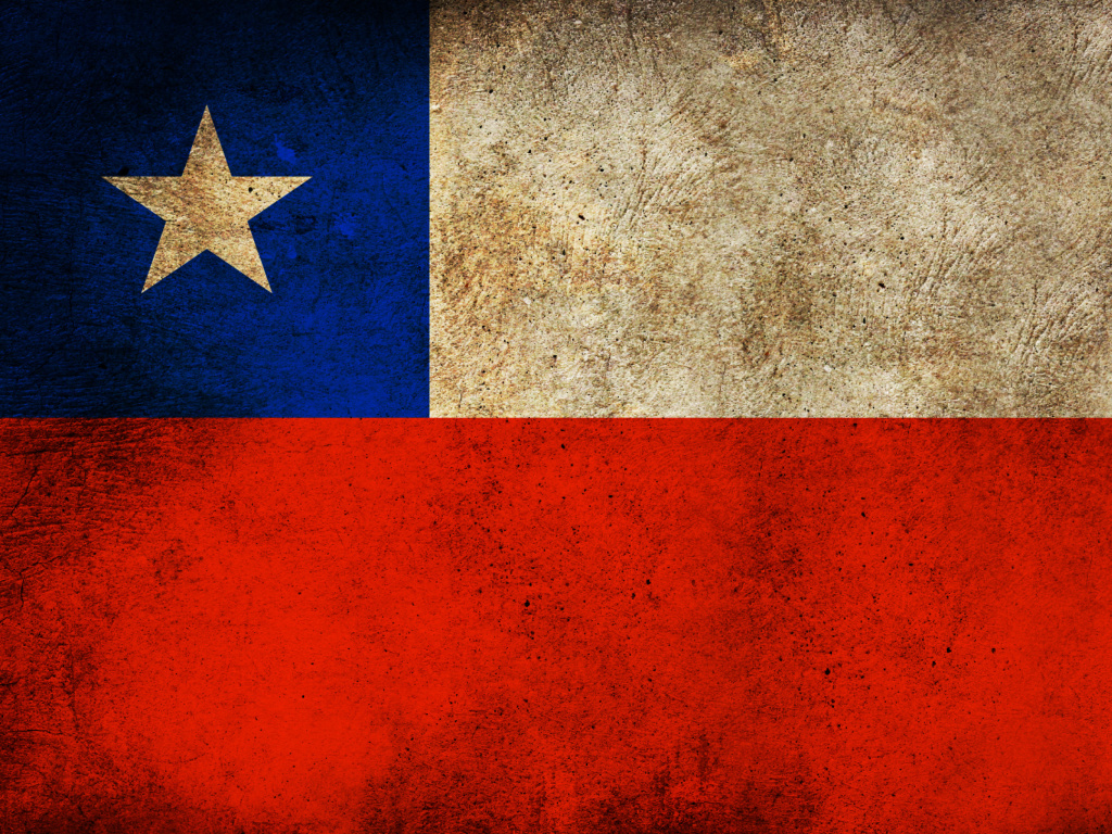Chile Flag wallpaper 1024x768