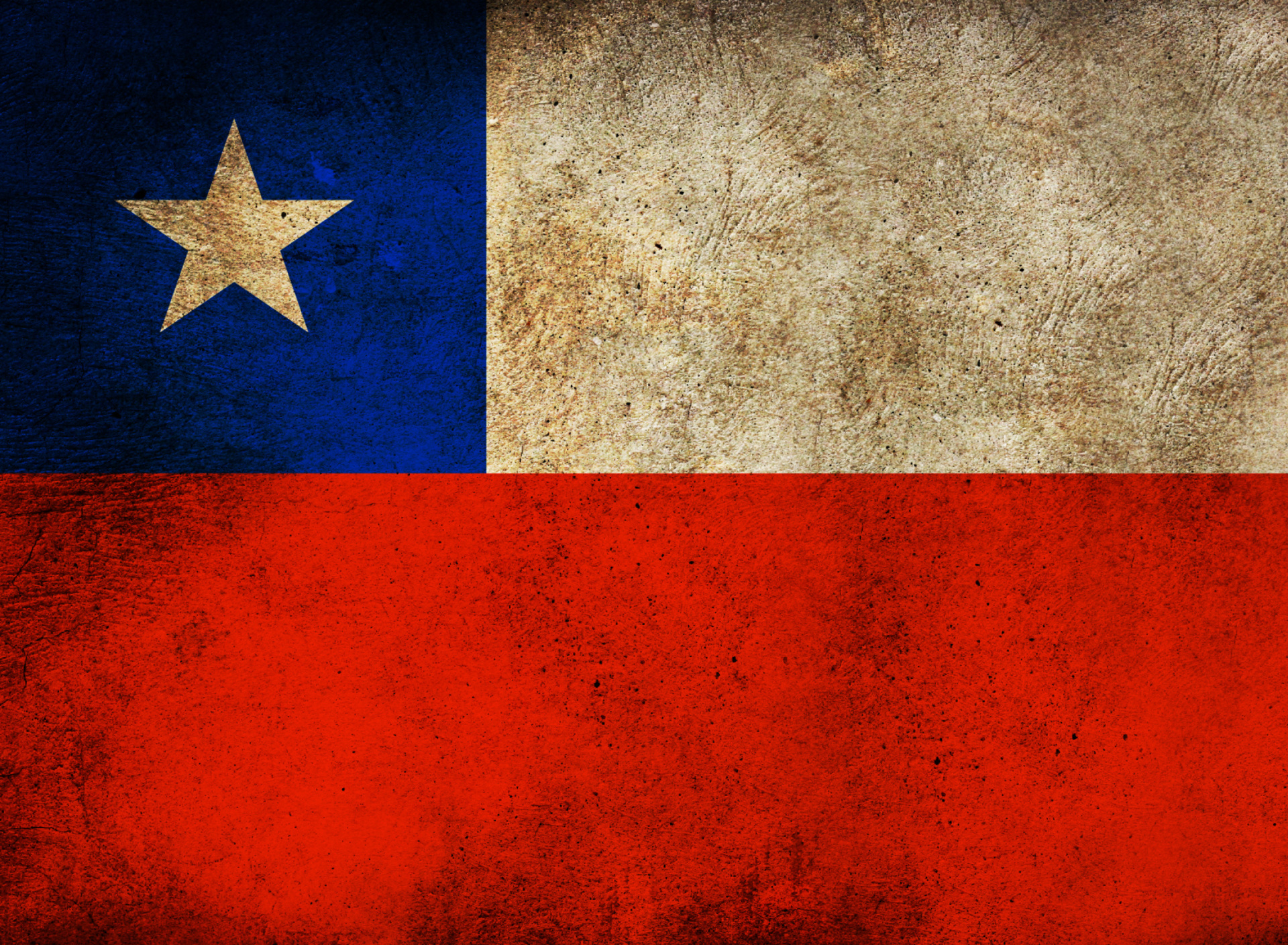 Обои Chile Flag 1920x1408