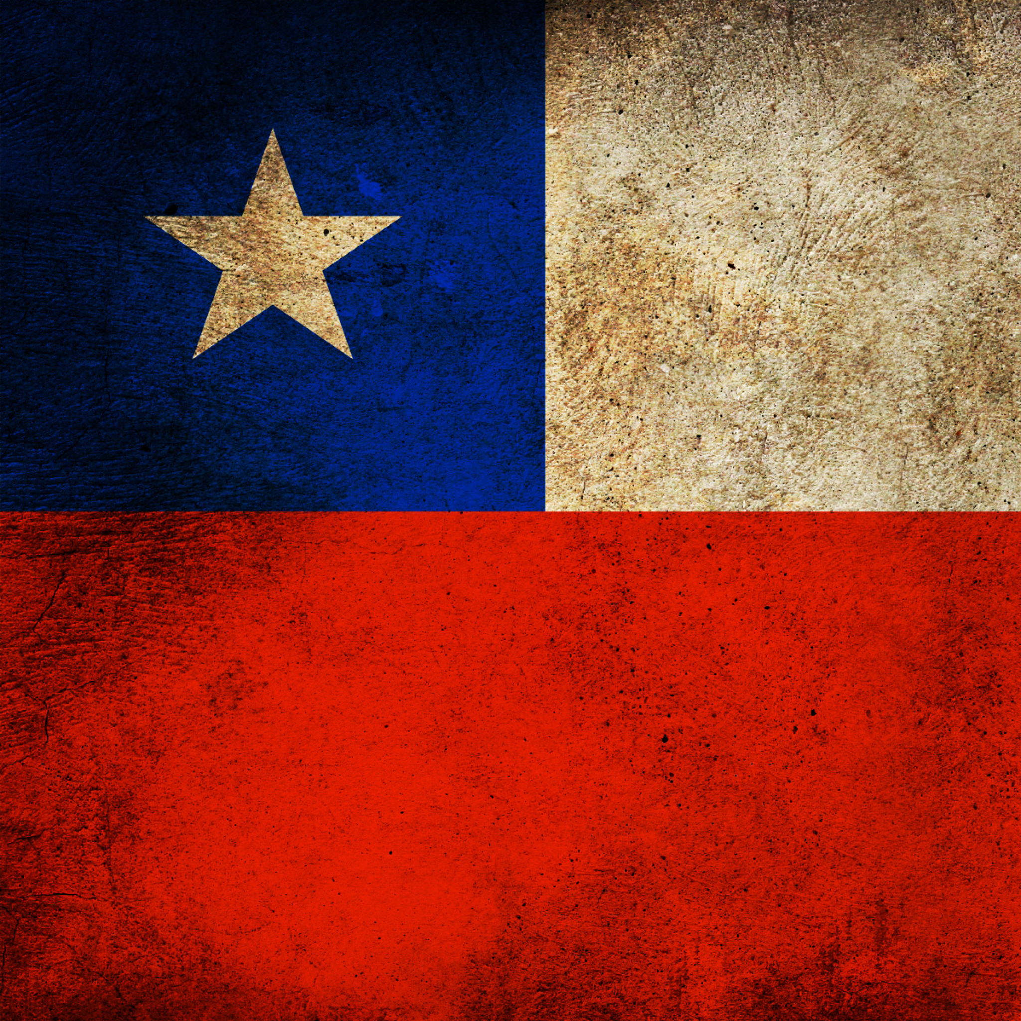 Chile Flag wallpaper 2048x2048