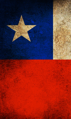 Chile Flag wallpaper 240x400