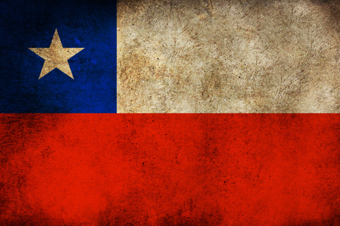 Chile Flag wallpaper 480x320