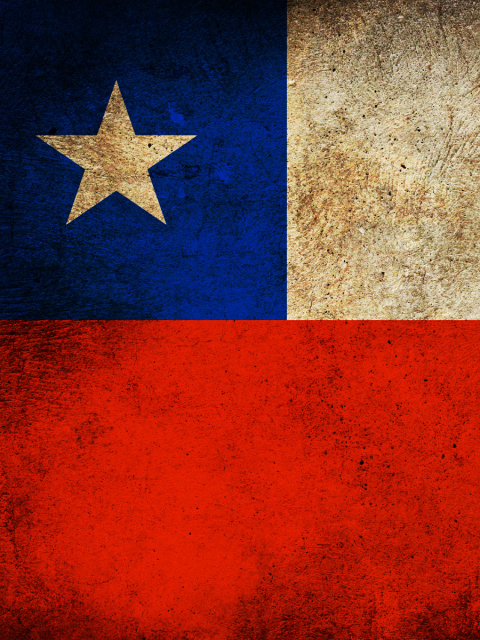 Sfondi Chile Flag 480x640