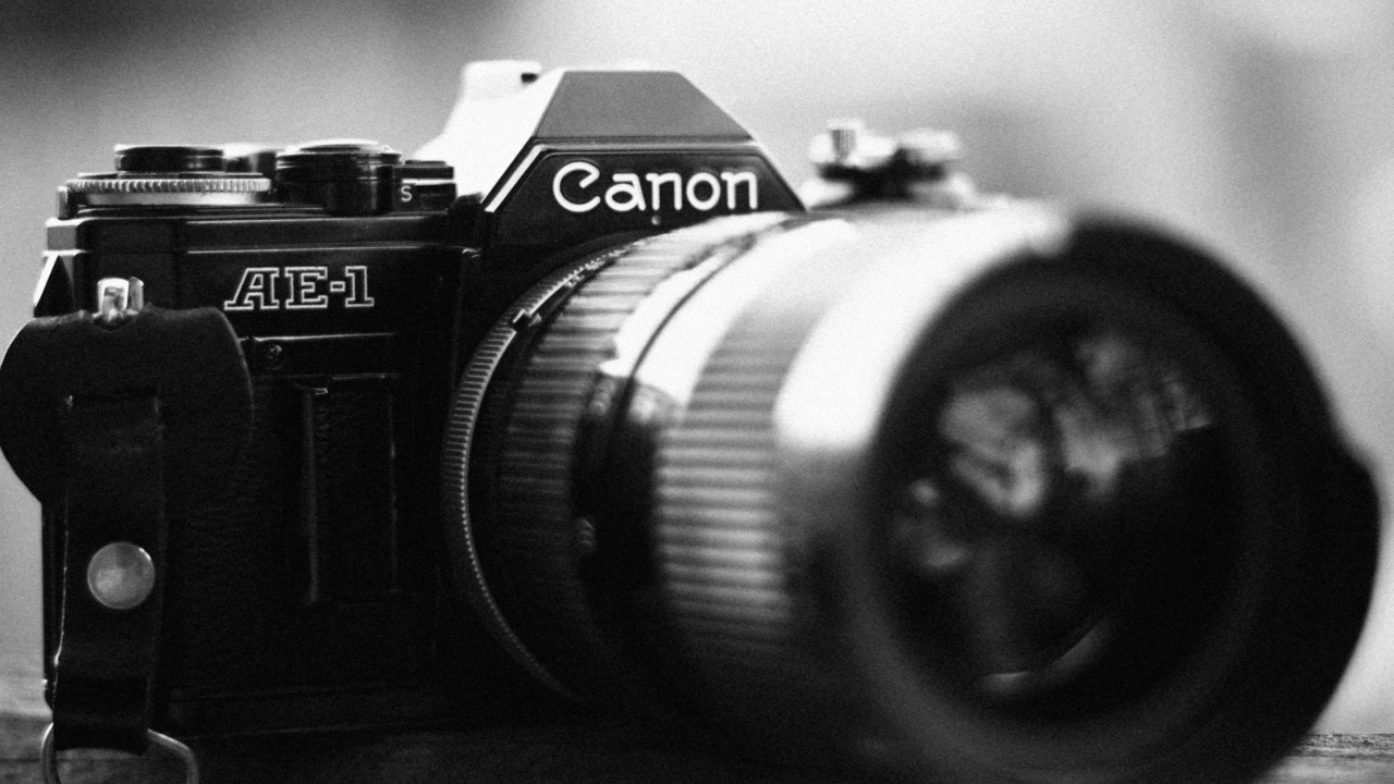 Fondo de pantalla Ae-1 Canon Camera 1280x720