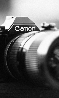 Fondo de pantalla Ae-1 Canon Camera 240x400
