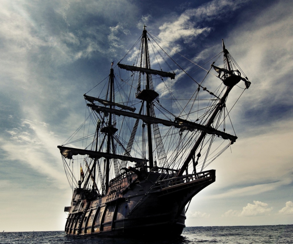 Das Black Pearl Pirates Of The Caribbean Wallpaper 960x800