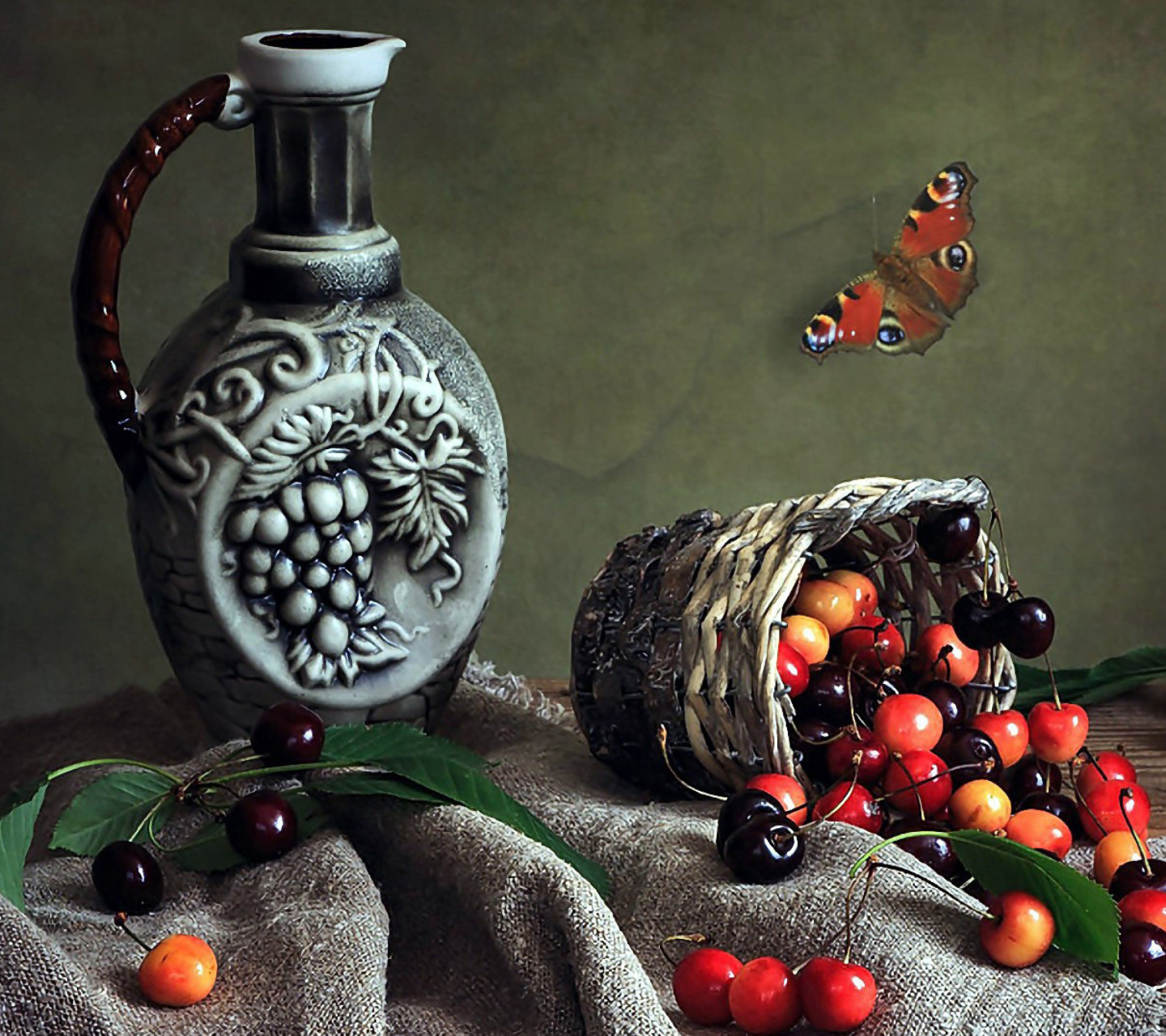 Das Cherry wine Wallpaper 1440x1280
