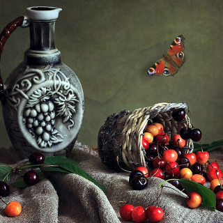 Cherry wine - Obrázkek zdarma pro 208x208