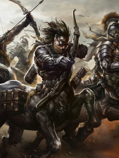 Fondo de pantalla Centaur Warriors from Mythology 240x320