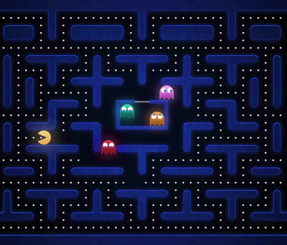 Pacman Best 90 Game screenshot #1 1200x1024