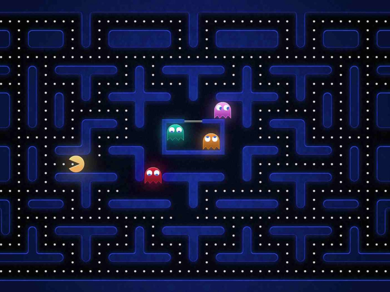 Das Pacman Best 90 Game Wallpaper 1280x960