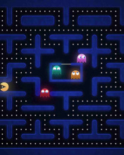 Pacman Best 90 Game screenshot #1 176x220