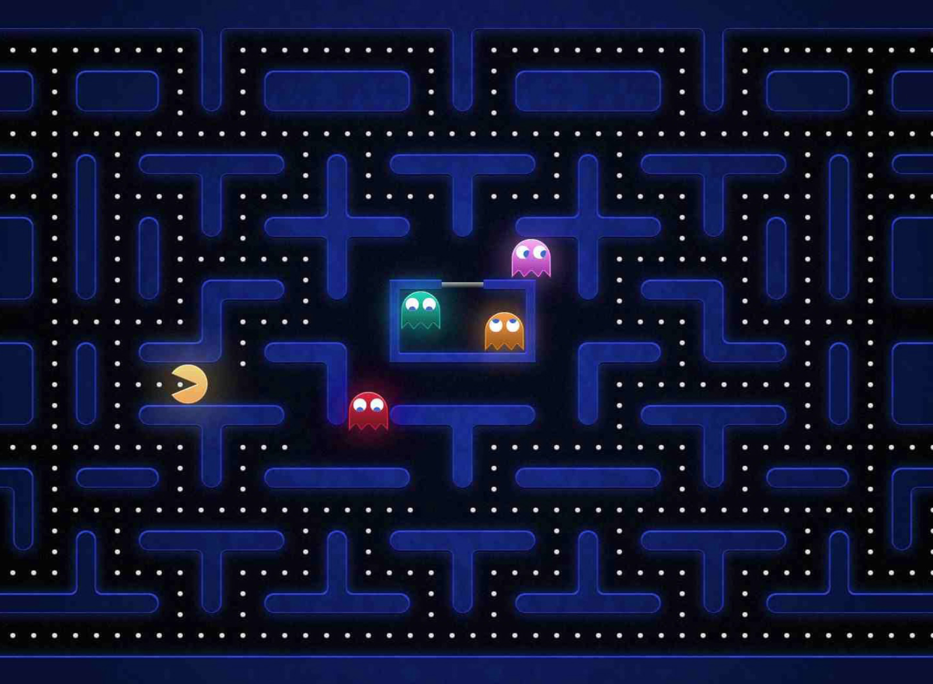 Pacman Best 90 Game screenshot #1 1920x1408