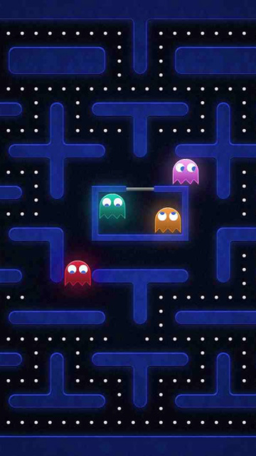 Das Pacman Best 90 Game Wallpaper 360x640