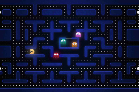 Fondo de pantalla Pacman Best 90 Game 480x320