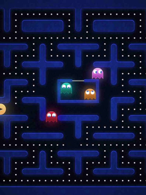 Das Pacman Best 90 Game Wallpaper 480x640