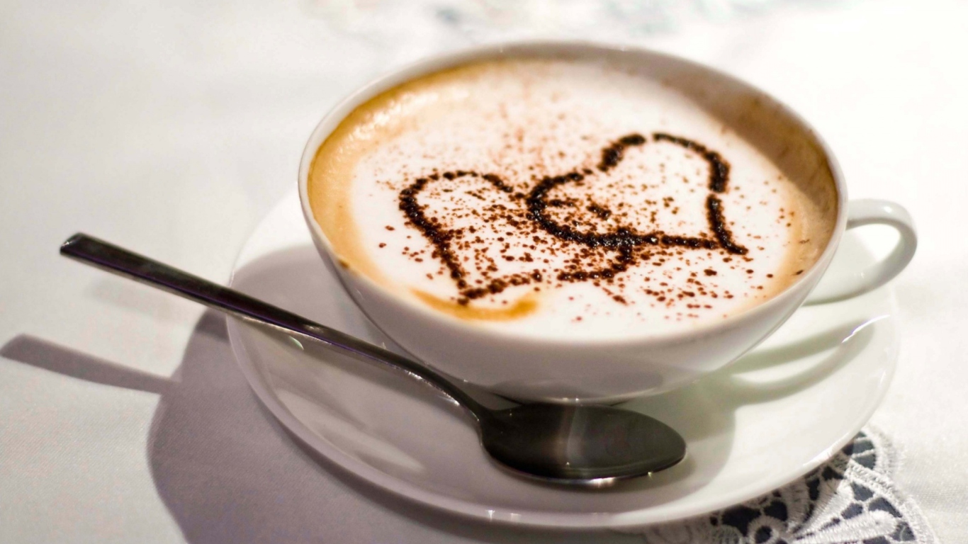 Coffee Love wallpaper 1366x768