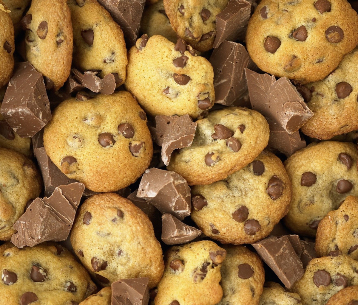 Das Chocolate Chip Cookies Wallpaper 1200x1024