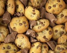 Chocolate Chip Cookies wallpaper 220x176