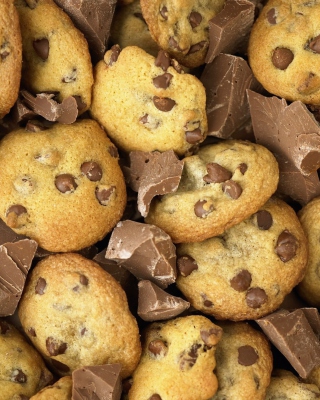 Chocolate Chip Cookies sfondi gratuiti per Nokia Asha 305