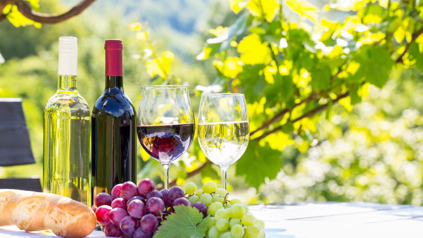 White and Red Greece Wine wallpaper 1600x900