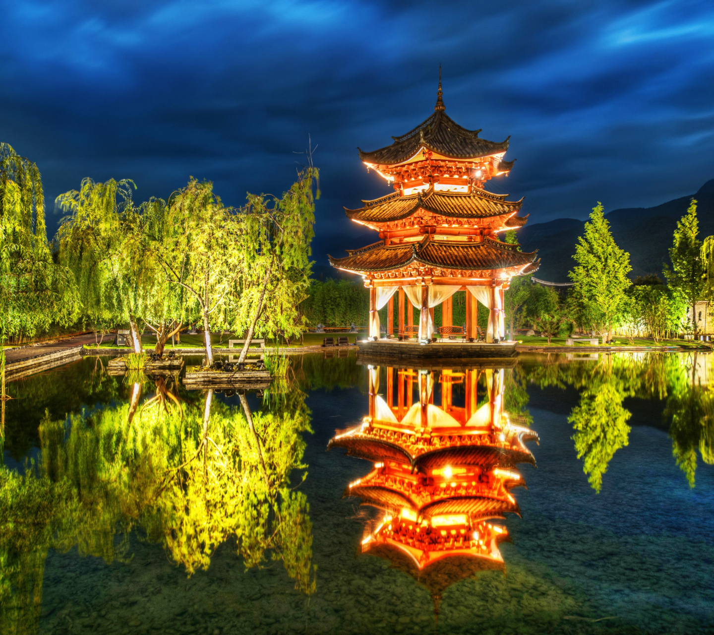 Sfondi Chinese Pagoda HD 1440x1280