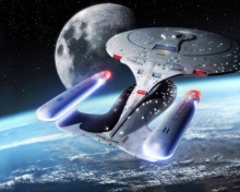 Das Star Trek Enterprise Wallpaper 220x176