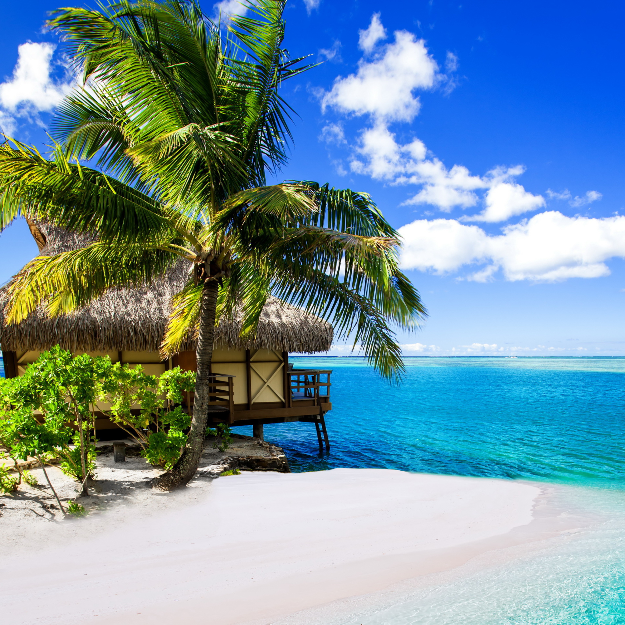 Fondo de pantalla Tropical Paradise - Villa Aquamare 2048x2048