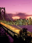 Das Bay Bridge - San Francisco California Wallpaper 132x176