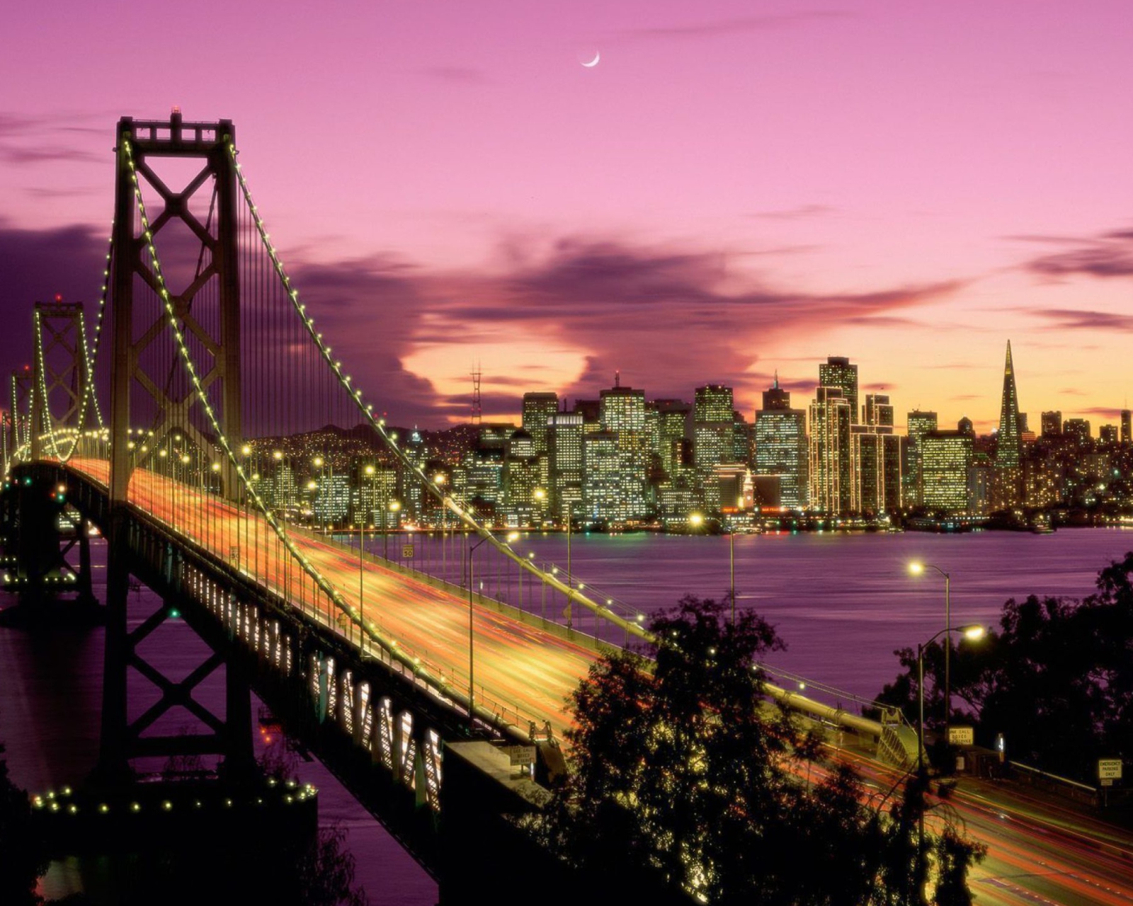 Обои Bay Bridge - San Francisco California 1600x1280