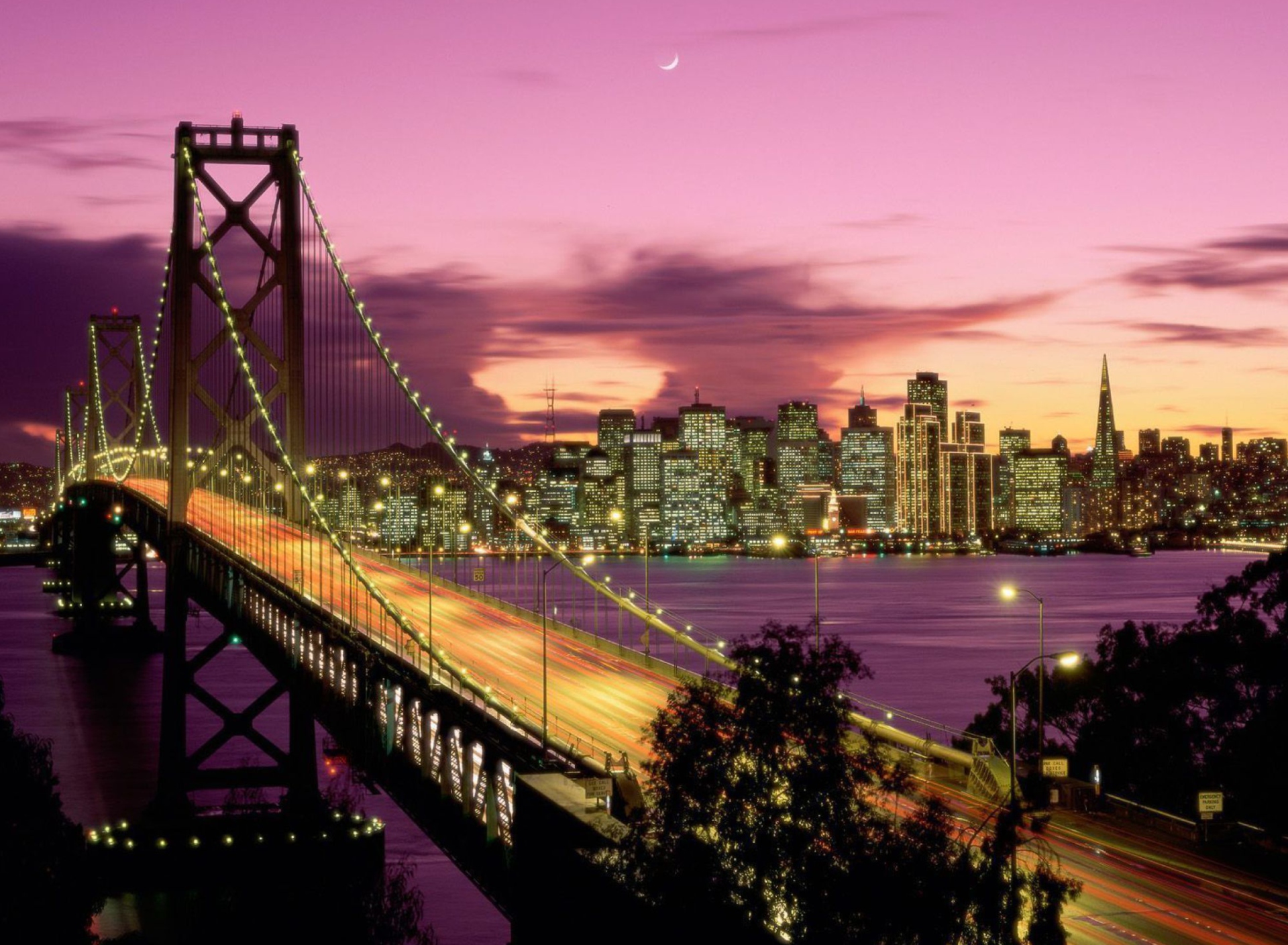 Bay Bridge - San Francisco California wallpaper 1920x1408