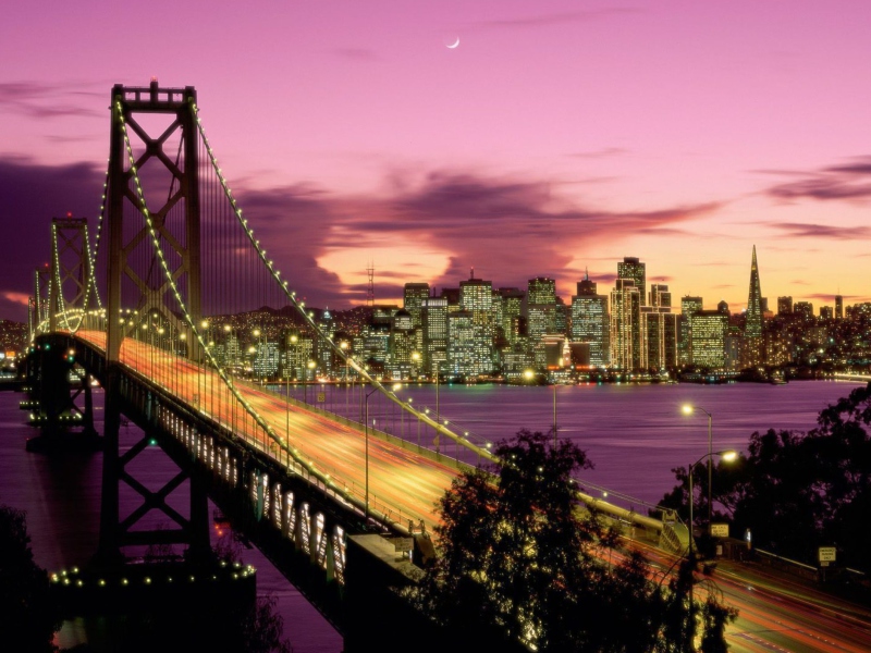 Bay Bridge - San Francisco California screenshot #1 800x600