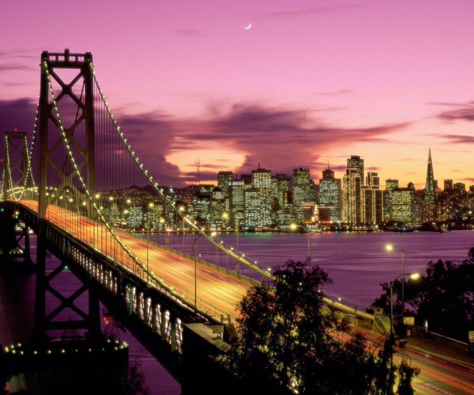 Das Bay Bridge - San Francisco California Wallpaper 960x800