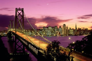 Картинка Bay Bridge - San Francisco California для телефона и на рабочий стол