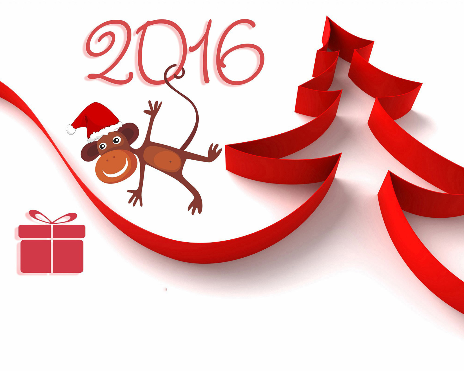 Das New Year 2016 of Monkey Zodiac Wallpaper 1600x1280