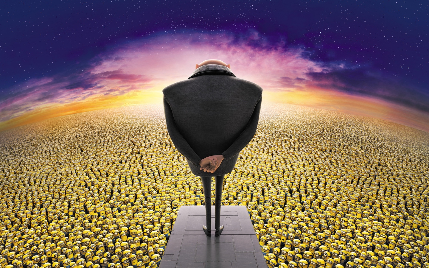 Fondo de pantalla Despicable Me 2, Gru, Minions 1440x900