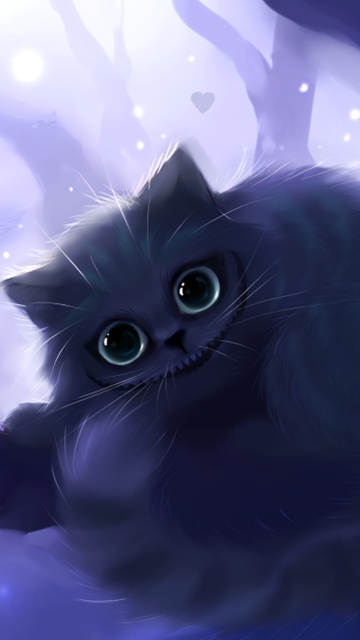 Обои Cheshire Cat Smile 360x640