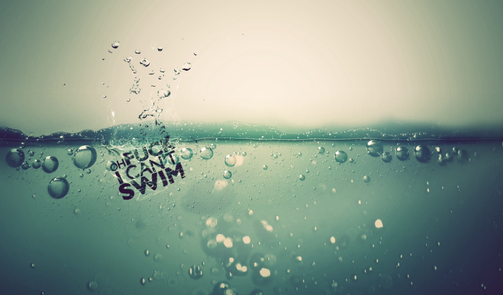 Sfondi I Can't Swim 1024x600