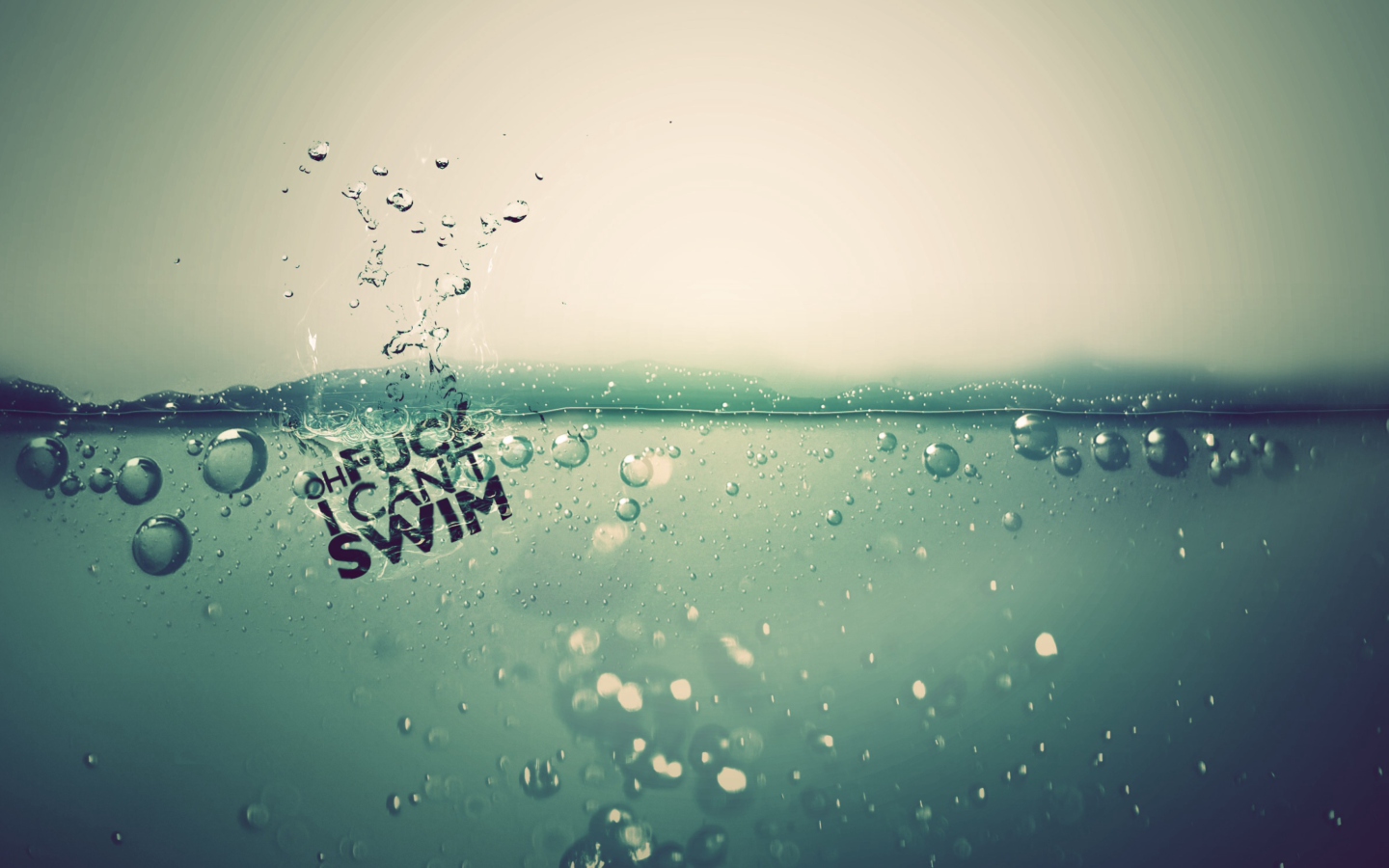 Screenshot №1 pro téma I Can't Swim 1440x900